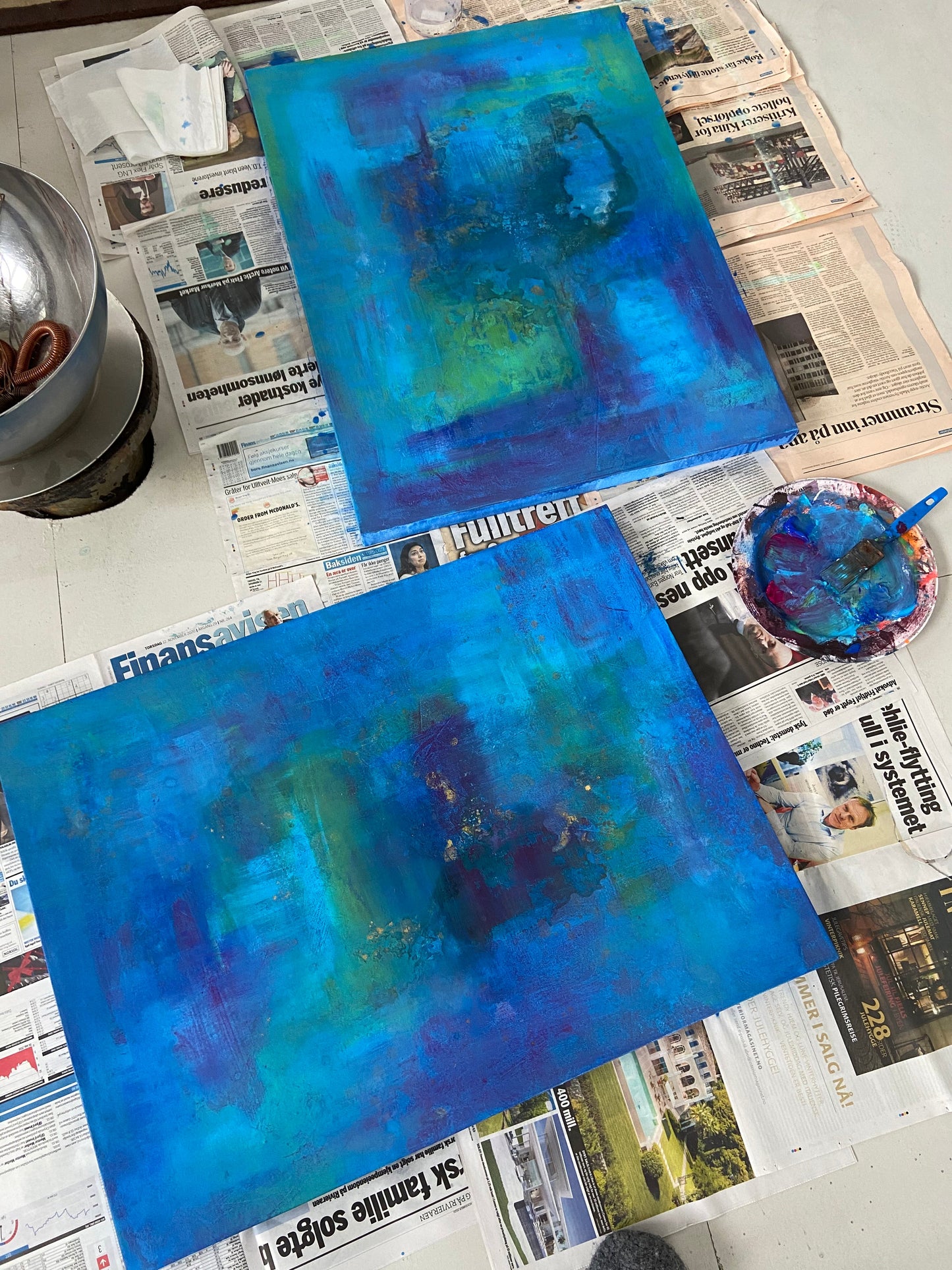 Soulmate I & II - eksklusivt Giclée-trykk med ArtGlass og ramme