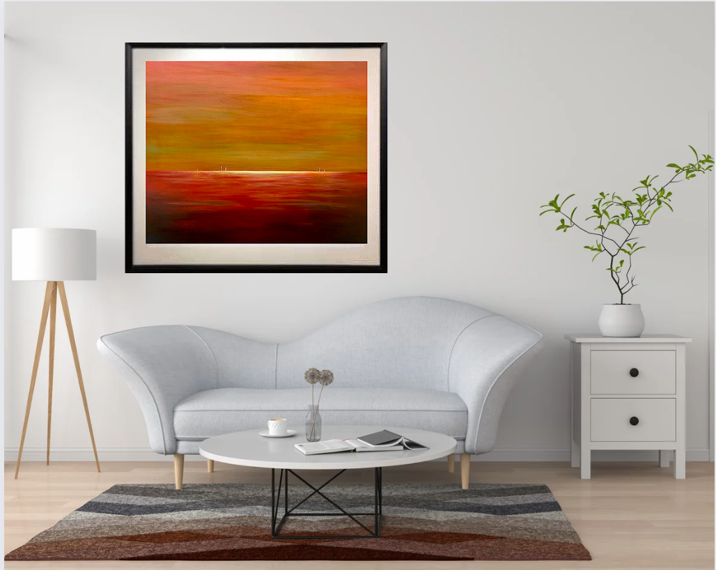The Ocean Sunset - SOLD