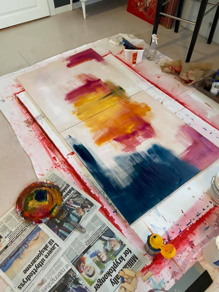 At Work I og II - eksklusivt giclée-trykk