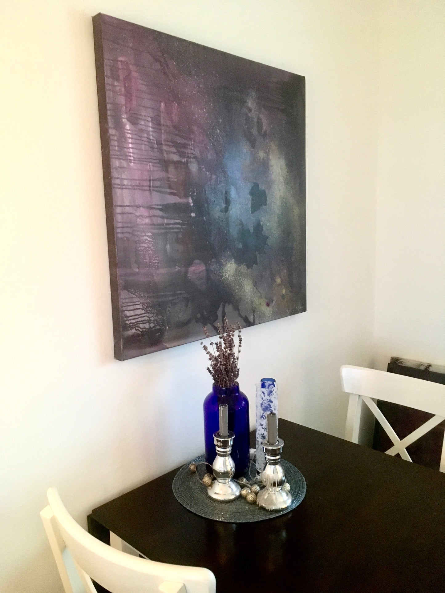 Høststorm - eksklusivt Giclée-trykk med ArtGlass og ramme