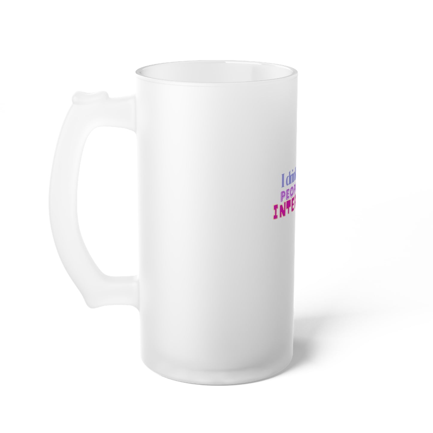 Copy of Frosted Glass Beer Mug
