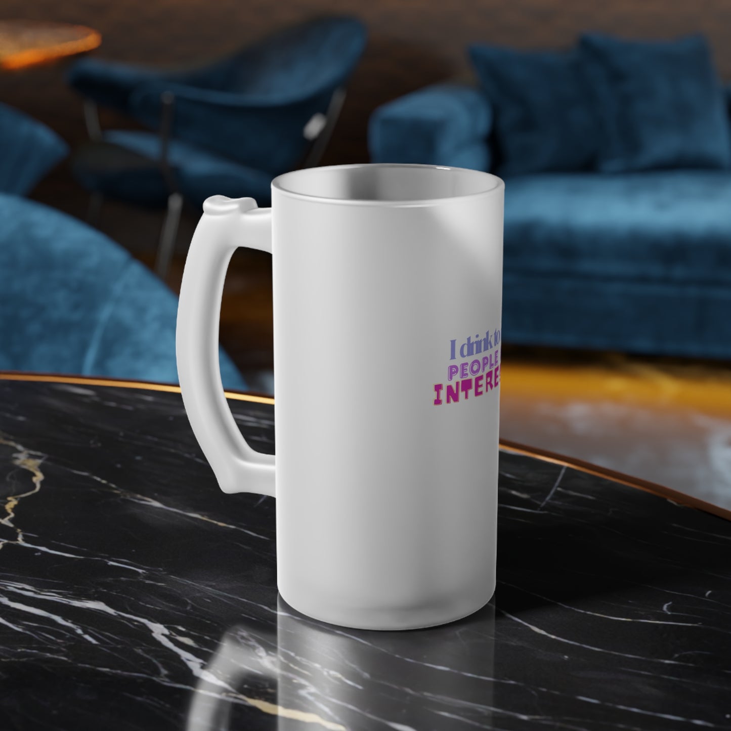Copy of Frosted Glass Beer Mug