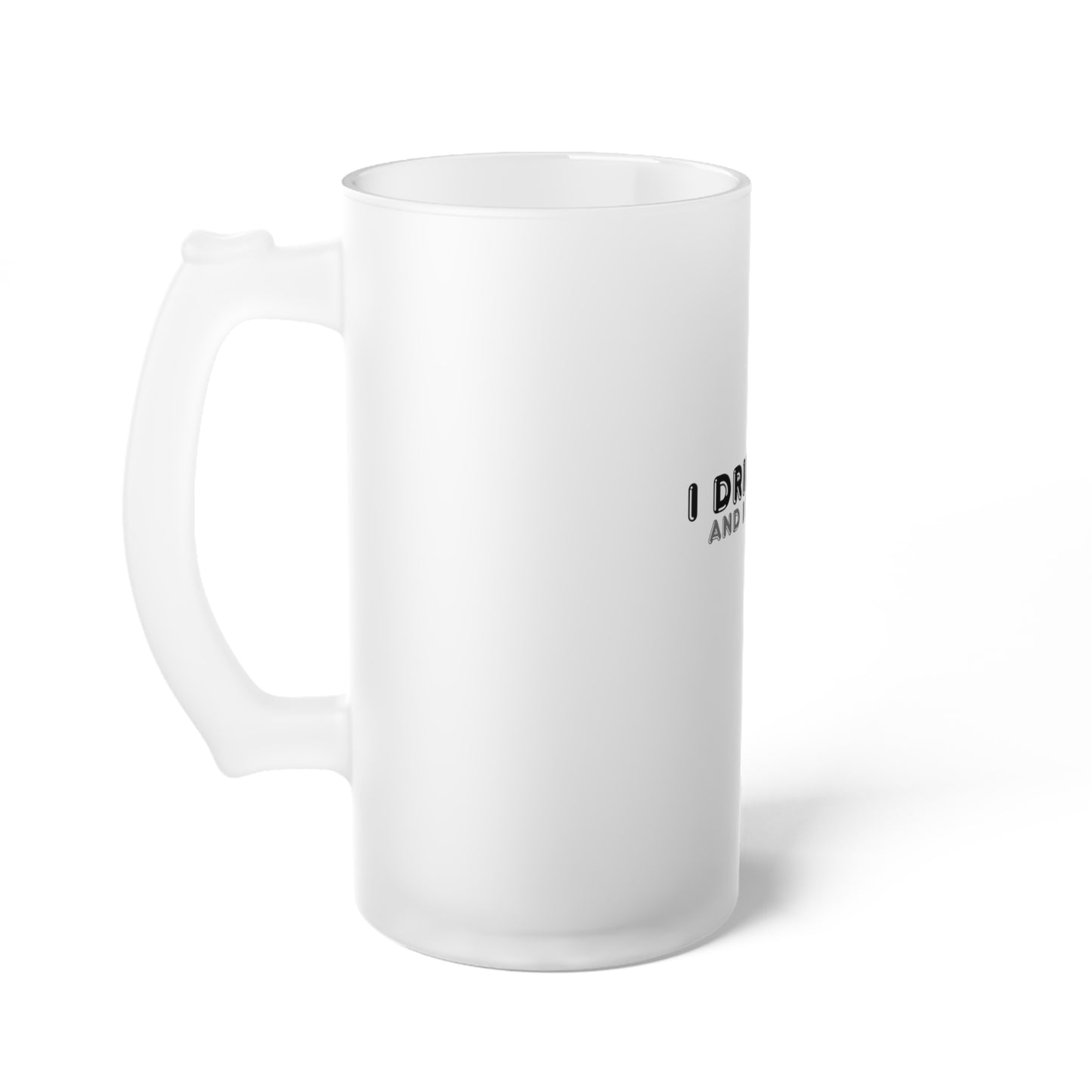 Frosted Glass Beer Mug