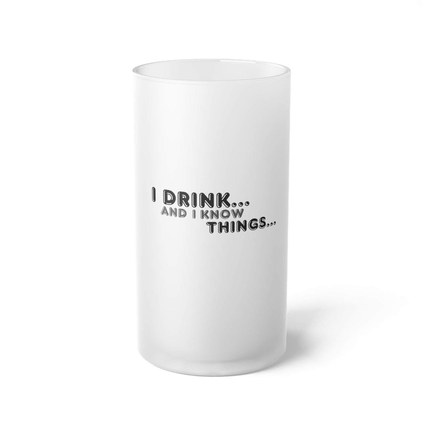 Frosted Glass Beer Mug