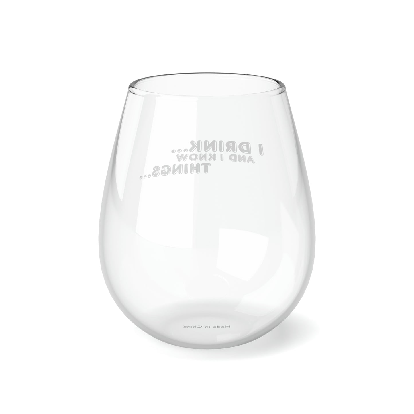 Stemless Wine Glass, 11.75oz