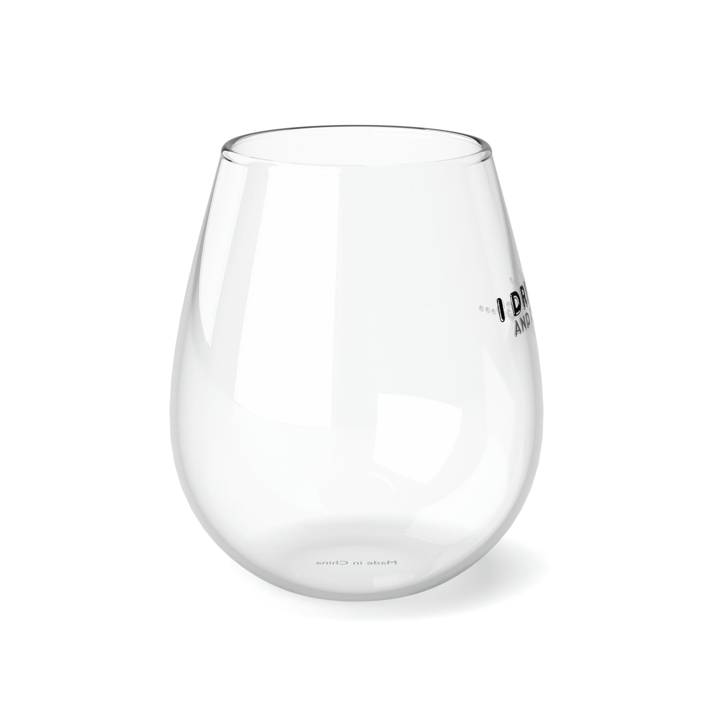 Stemless Wine Glass, 11.75oz