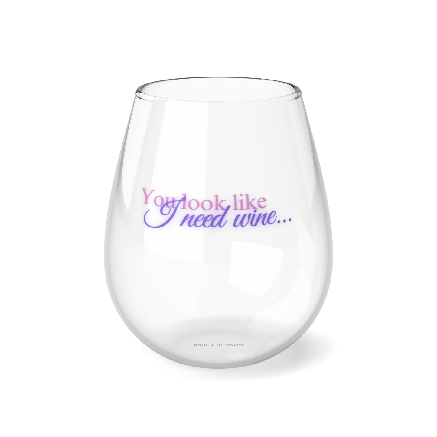 Stemless Wine Glass, 11.75oz