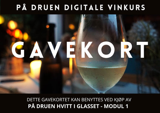 Gavekort Hvitt i Glasset modul 1