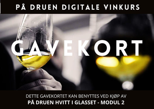 Gavekort Hvitt i Glasset modul 2