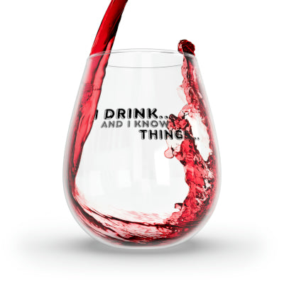 Stemless Wine Glass, 11.75oz