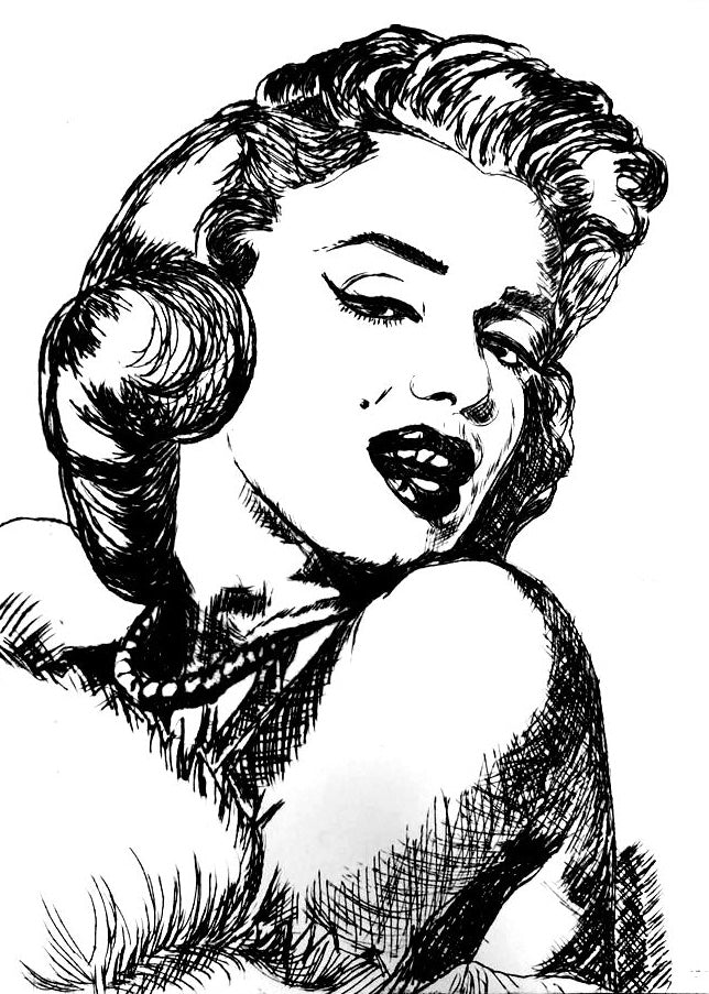 Marilyn Monroe - grafikk